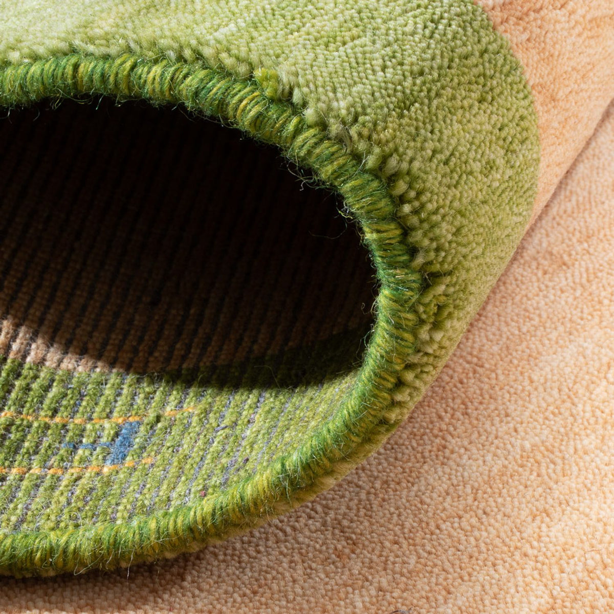 Tapis Gabbeh - Indus - 140 x 70 cm - beige