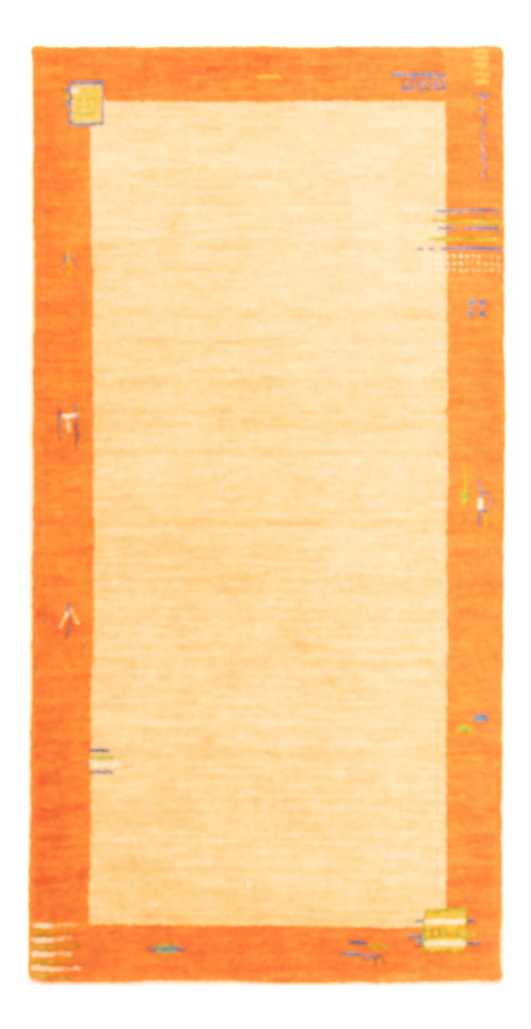 Tapis Gabbeh - Indus - 140 x 70 cm - beige