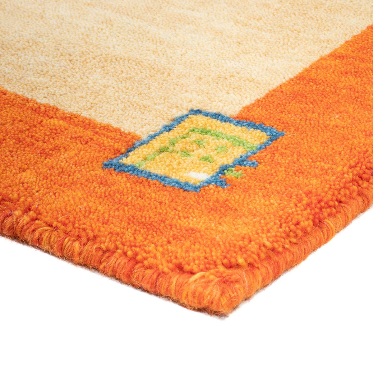Tapis Gabbeh - Indus - 140 x 70 cm - beige