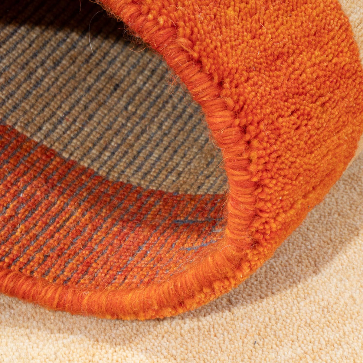 Tapis Gabbeh - Indus - 140 x 70 cm - beige