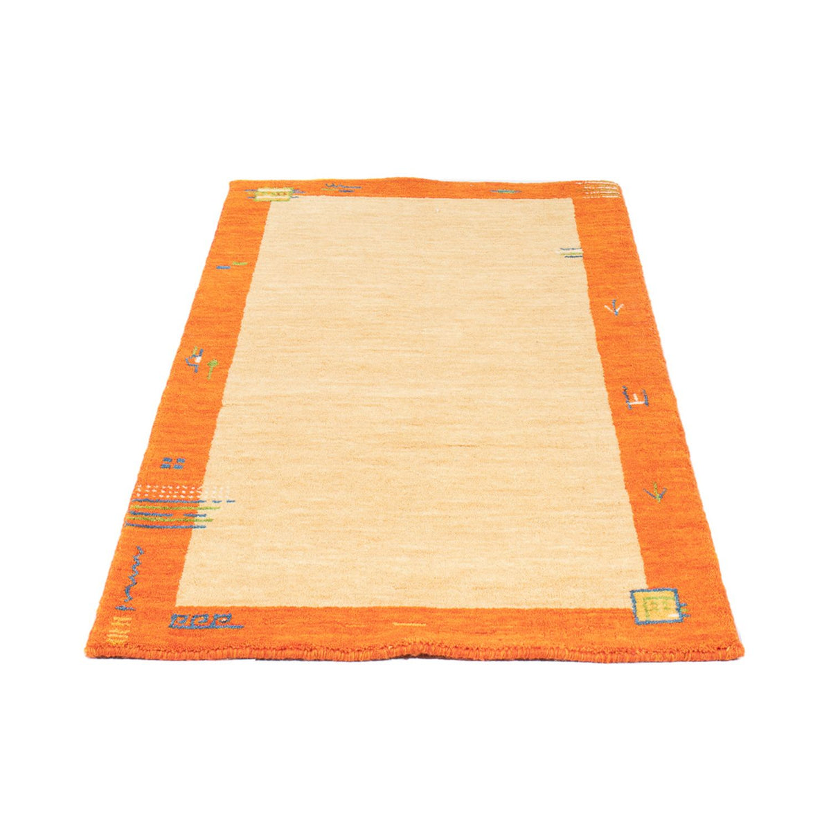 Tapis Gabbeh - Indus - 140 x 70 cm - beige