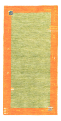 Tapis Gabbeh - Indus - 140 x 70 cm - vert clair