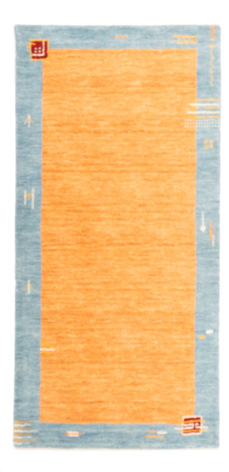 Tapis Gabbeh - Indus - 140 x 70 cm - orange