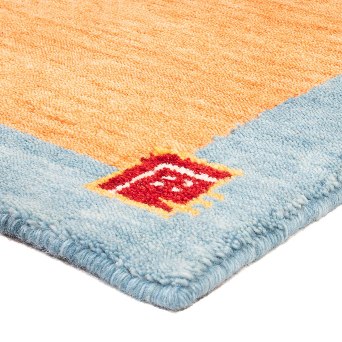 Tapis Gabbeh - Indus - 140 x 70 cm - orange