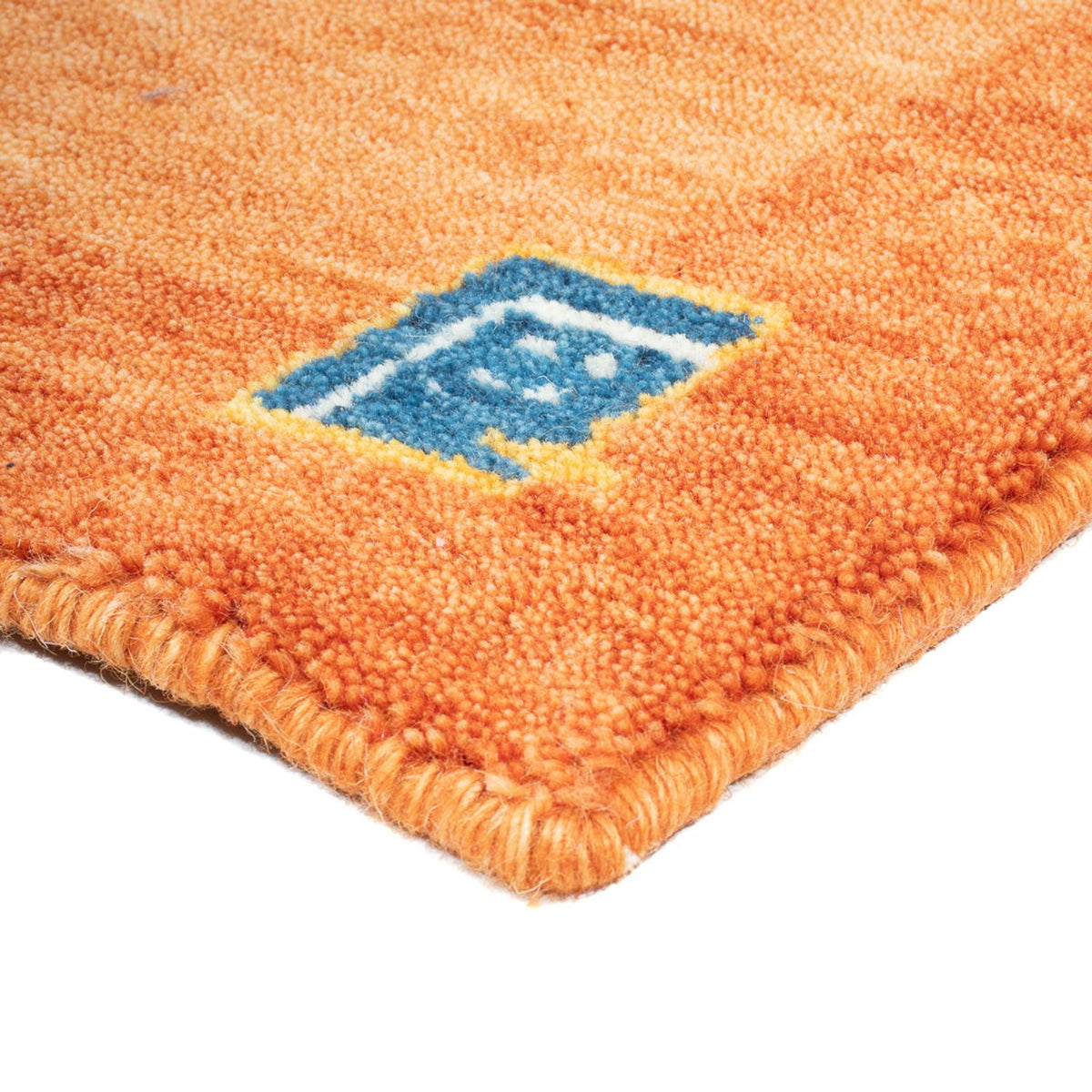 Tapis Gabbeh - Indus - 140 x 70 cm - orange