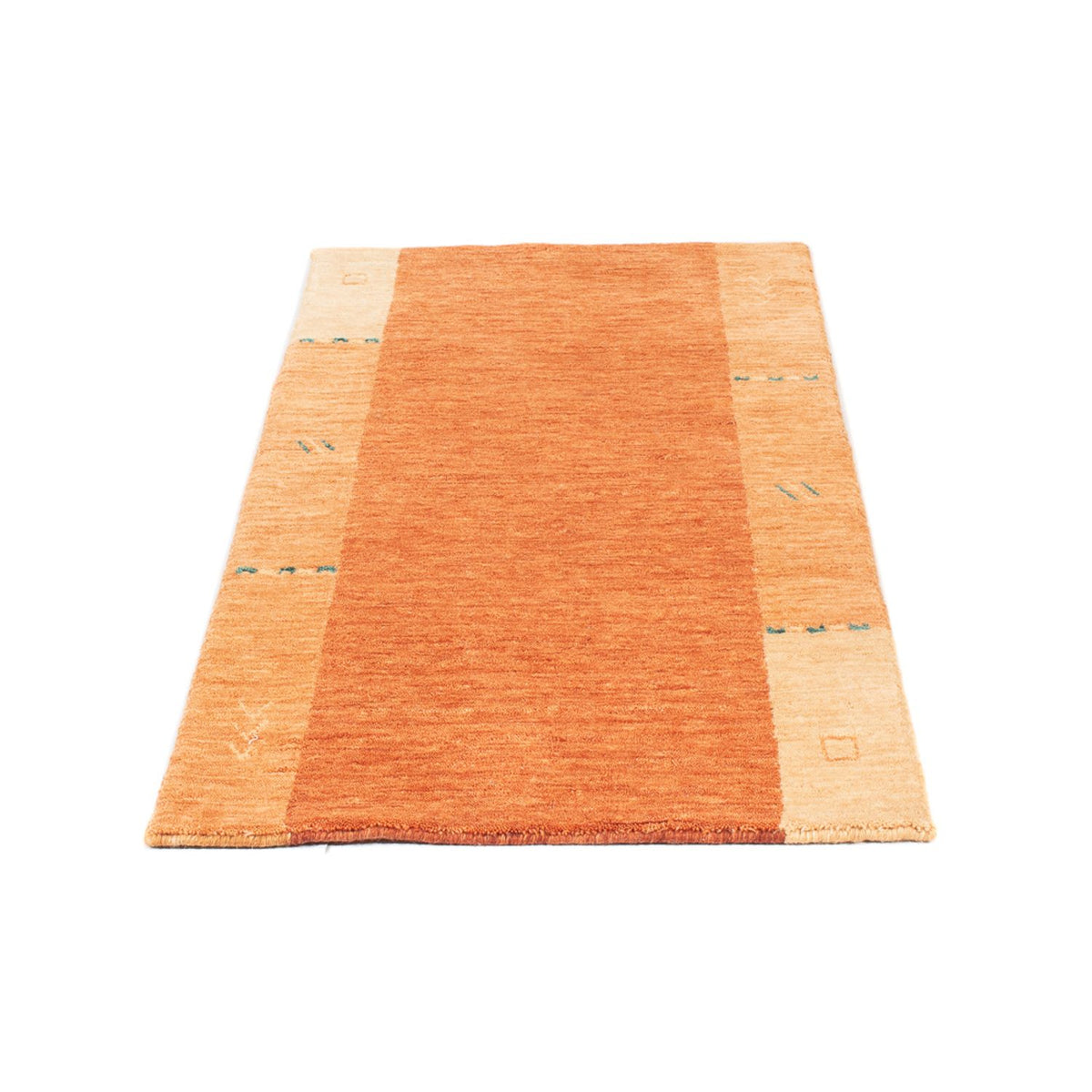 Tapis Gabbeh - Indus - 140 x 70 cm - orange