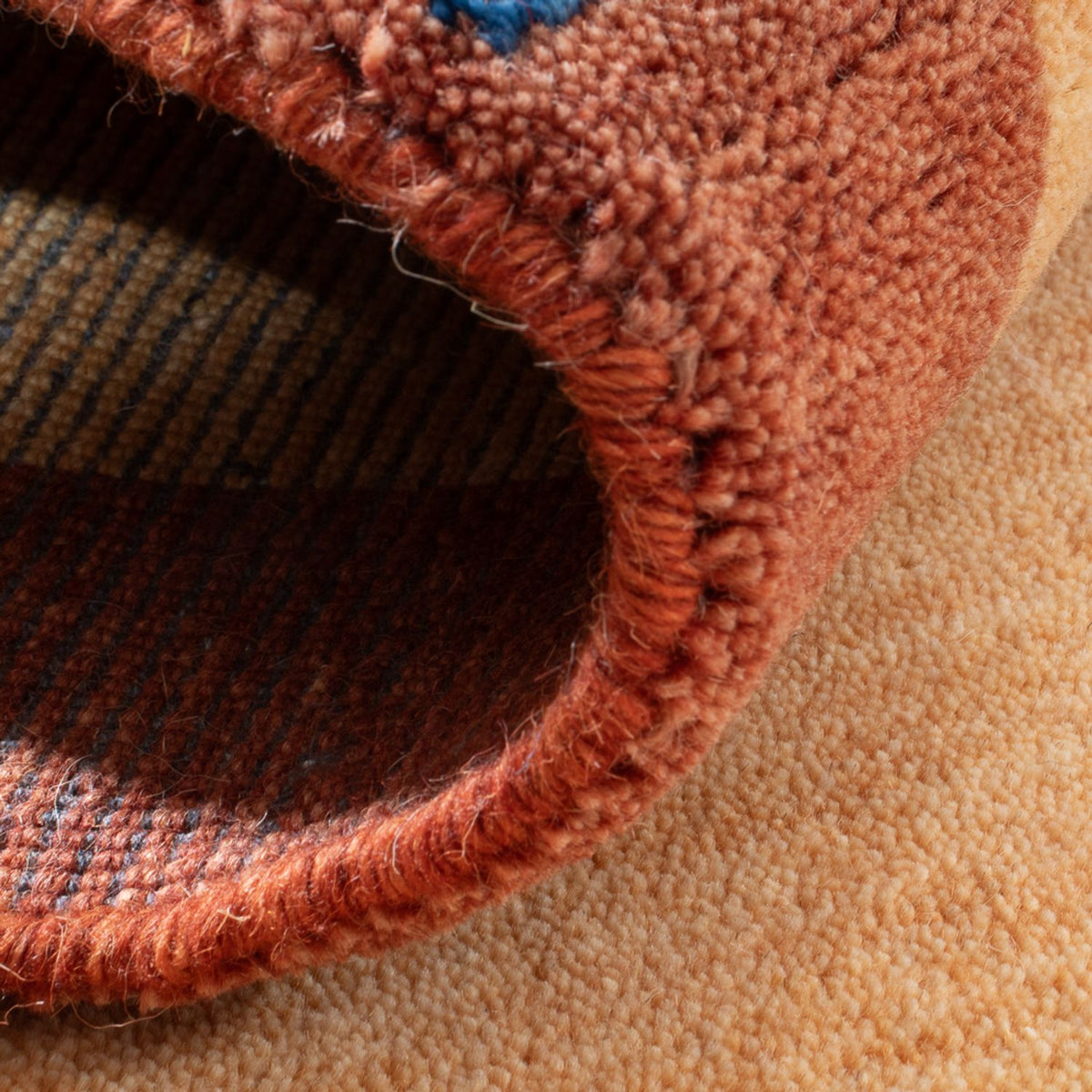 Tapis Gabbeh - Indus - 140 x 70 cm - beige