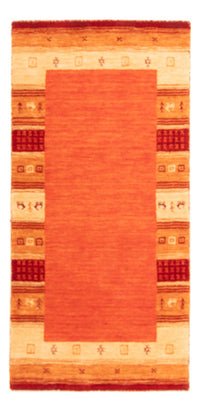 Tapis Gabbeh - Indus - 145 x 70 cm - orange