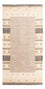 Tapis Gabbeh - Indus - 145 x 70 cm - gris clair