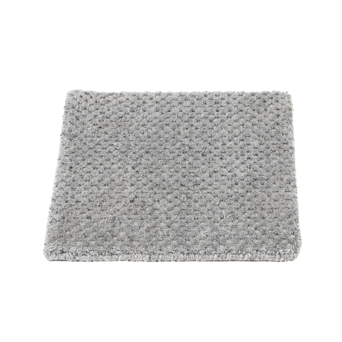Tapis en laine carré  - 30 x 30 cm - gris
