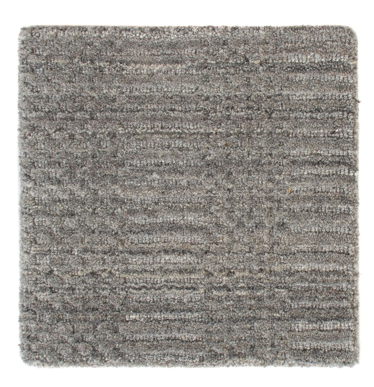 Tapis en laine carré  - 30 x 30 cm - gris