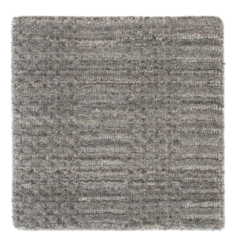 Tapis en laine carré  - 30 x 30 cm - gris