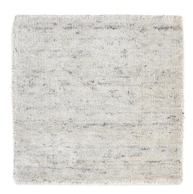 Tapis en laine carré  - 30 x 30 cm - gris clair
