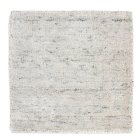 Tapis en laine carré  - 30 x 30 cm - gris clair