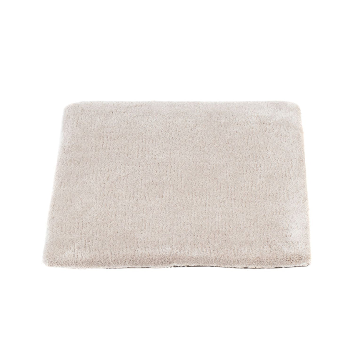 Tapis en laine carré  - 30 x 30 cm - gris clair