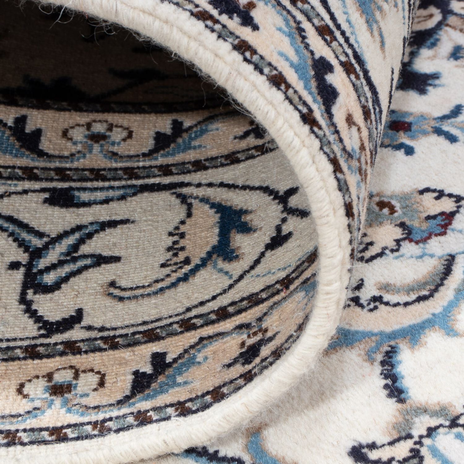 Tapis oriental - Nain - Indus - 232 x 157 cm - crème