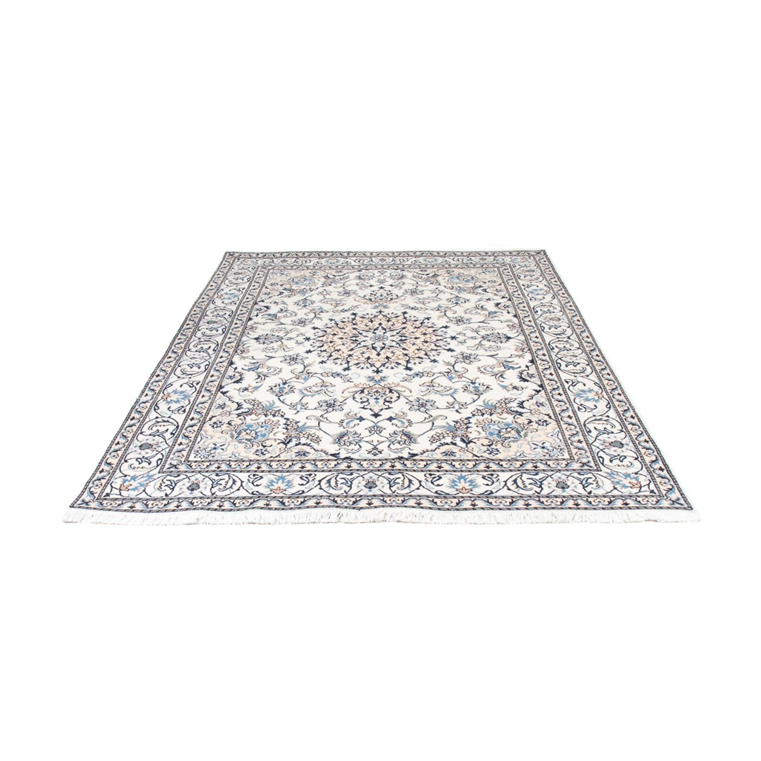 Tapis oriental - Nain - Indus - 232 x 157 cm - crème