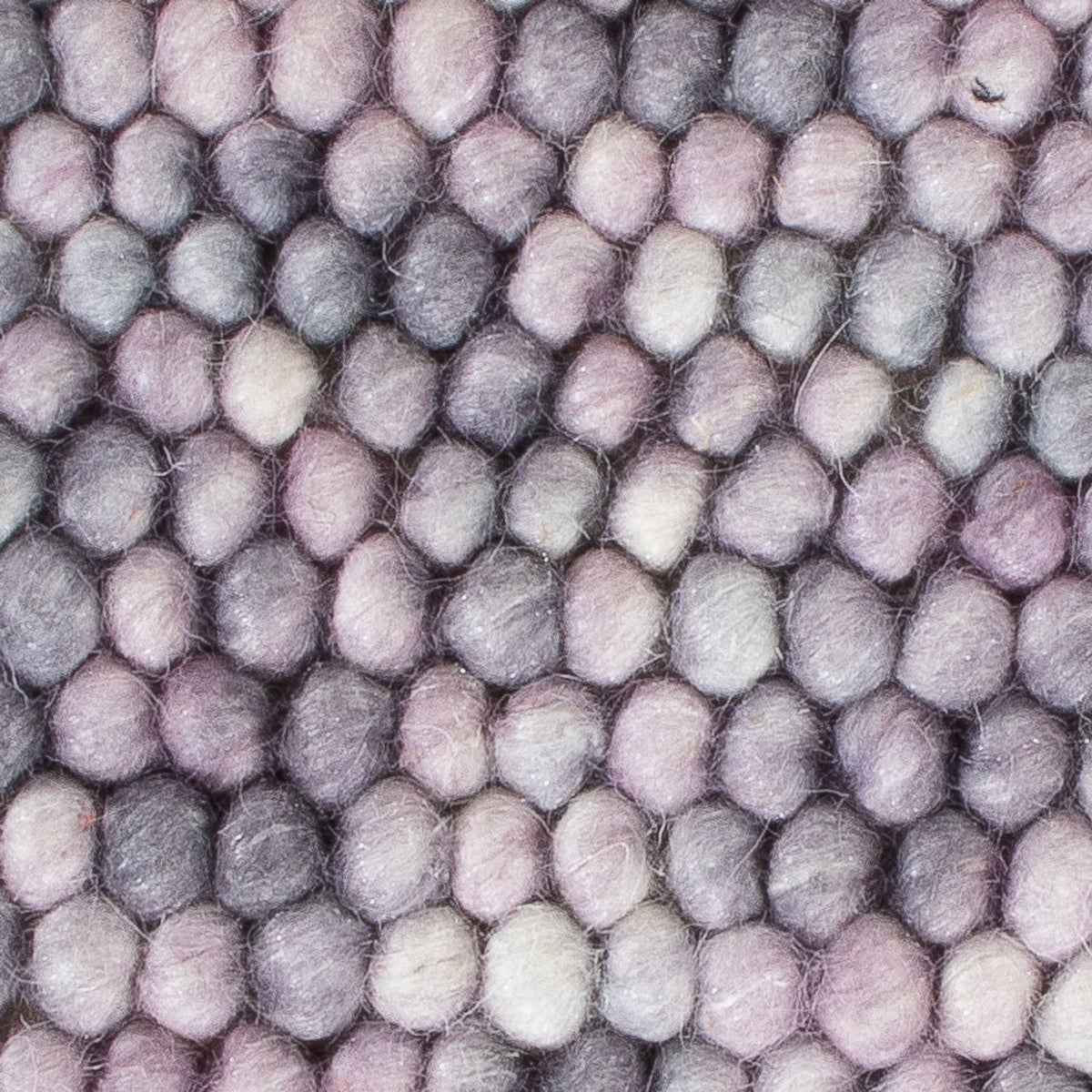 Tapis en laine carré  - 32 x 32 cm - multicolore