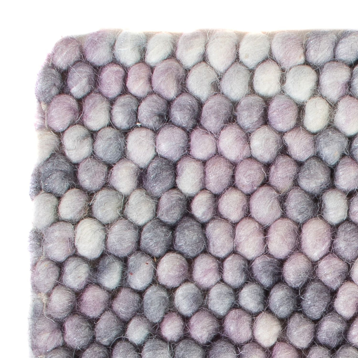 Tapis en laine carré  - 32 x 32 cm - multicolore