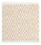 Tapis en laine carré  - 35 x 32 cm - beige