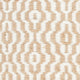 Tapis en laine carré  - 35 x 32 cm - beige