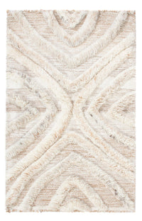 Tapis en laine - 90 x 60 cm - beige