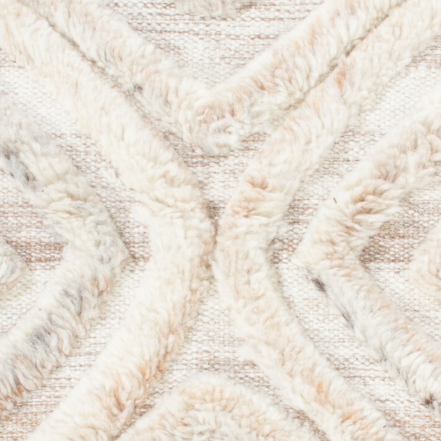 Tapis en laine - 90 x 60 cm - beige
