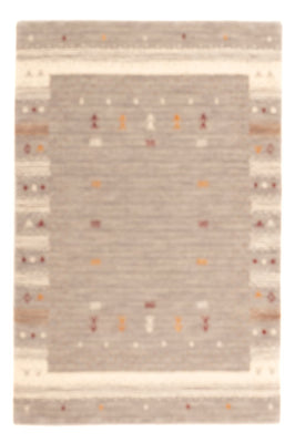 Tapis Gabbeh - Loribaft Softy - 90 x 60 cm - beige foncé