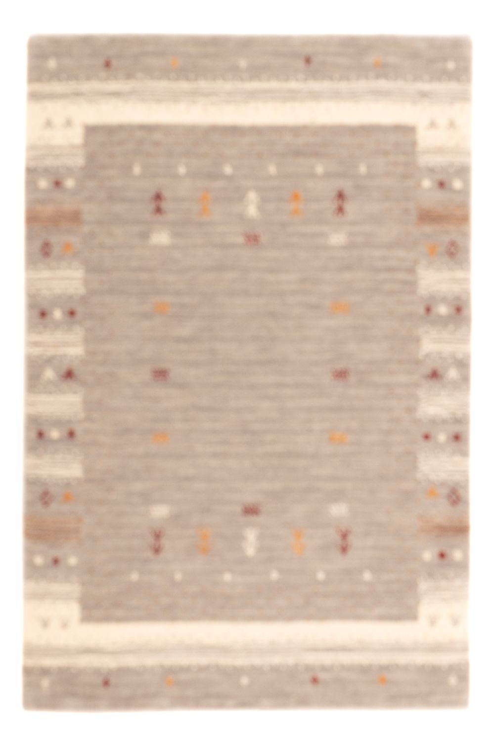 Tapis Gabbeh - Loribaft Softy - 90 x 60 cm - beige foncé