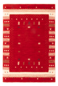 Tapis Gabbeh - Loribaft Softy - 90 x 60 cm - rouge