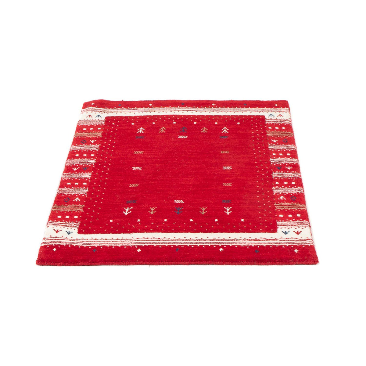 Tapis Gabbeh - Loribaft Softy - 90 x 60 cm - rouge