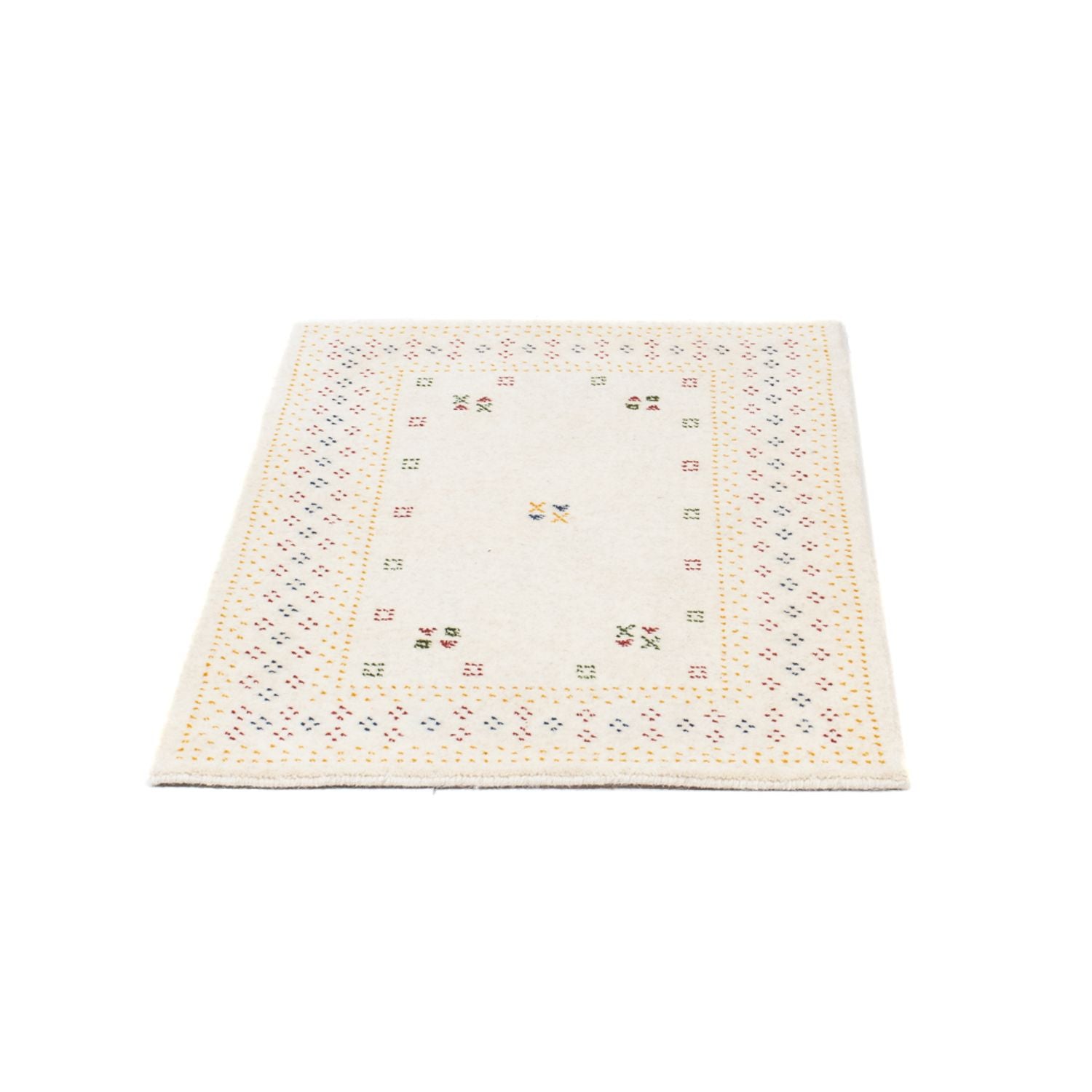 Tapis Gabbeh - Loribaft Softy - 90 x 60 cm - beige