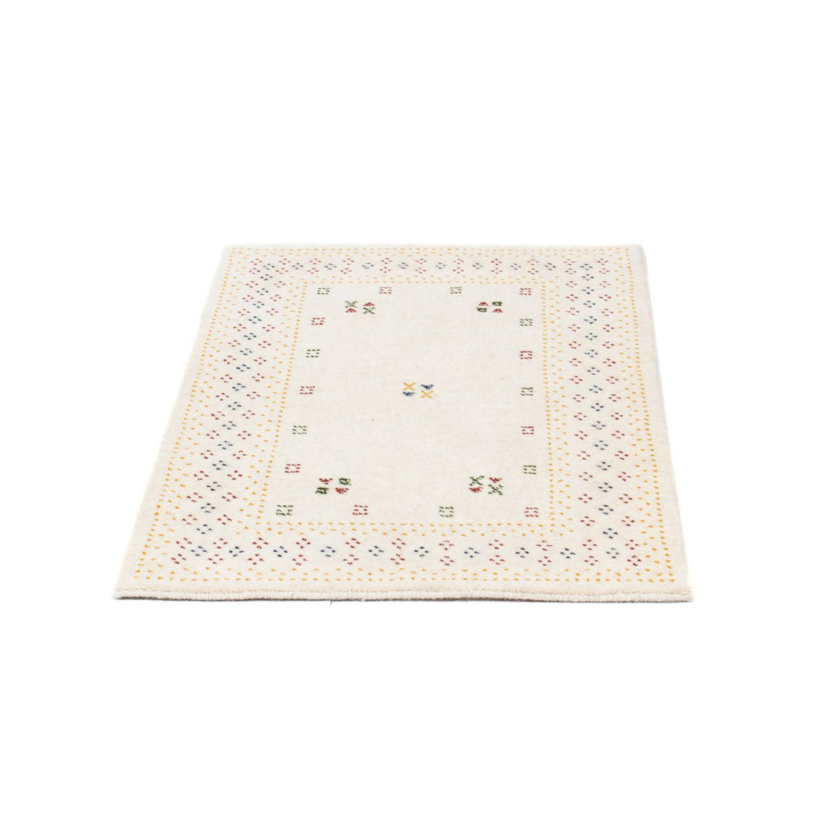 Tapis Gabbeh - Loribaft Softy - 90 x 60 cm - beige