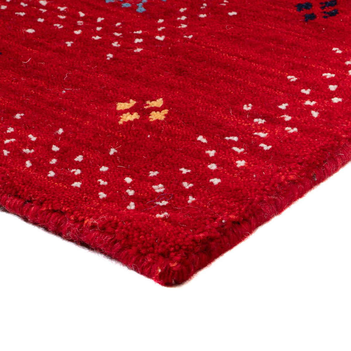 Tapis Gabbeh - Loribaft Softy - 90 x 60 cm - rouge