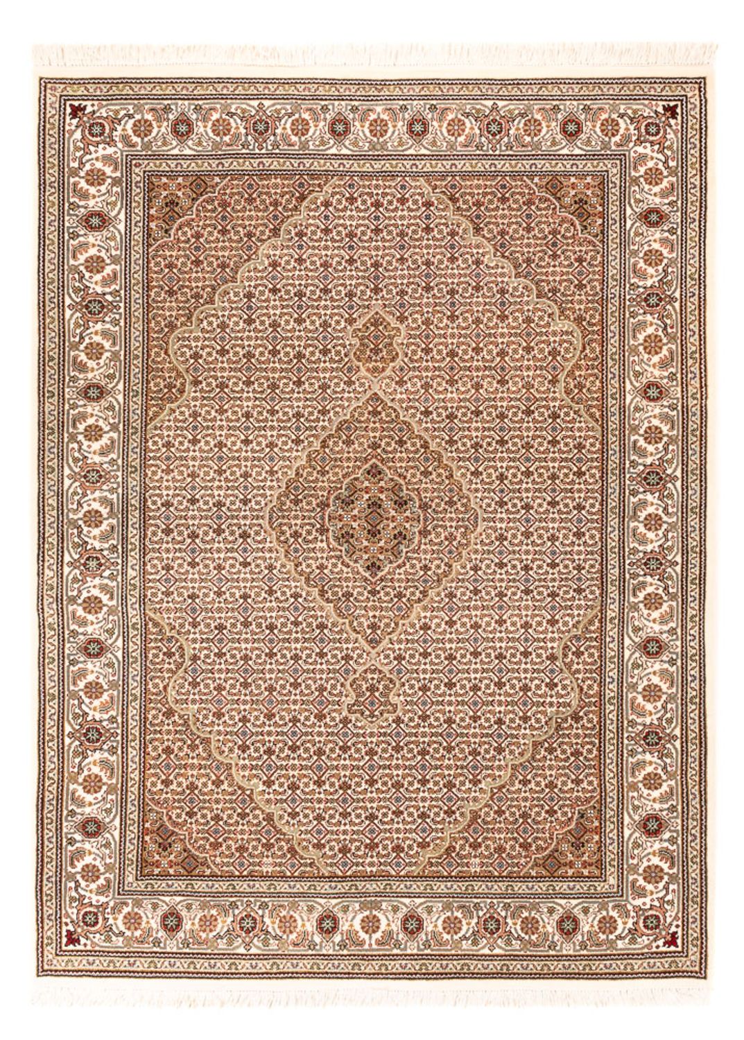 Tapis oriental - Tabriz - 200 x 150 cm - beige foncé