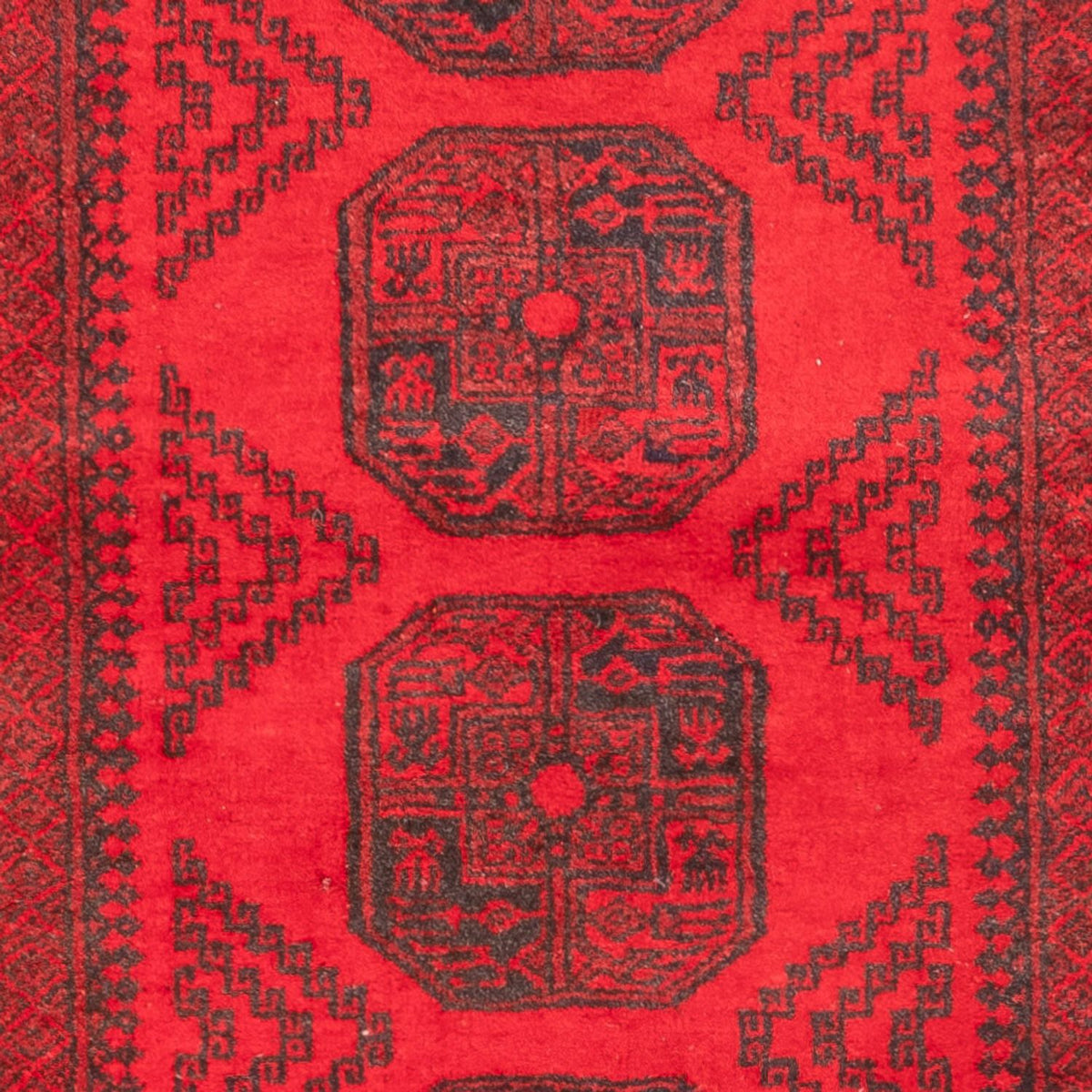 Tapis afghan - Filpa - 155 x 100 cm - rouge