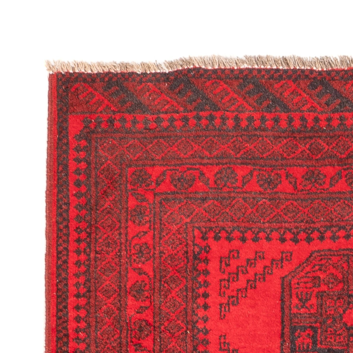 Tapis afghan - Filpa - 155 x 100 cm - rouge