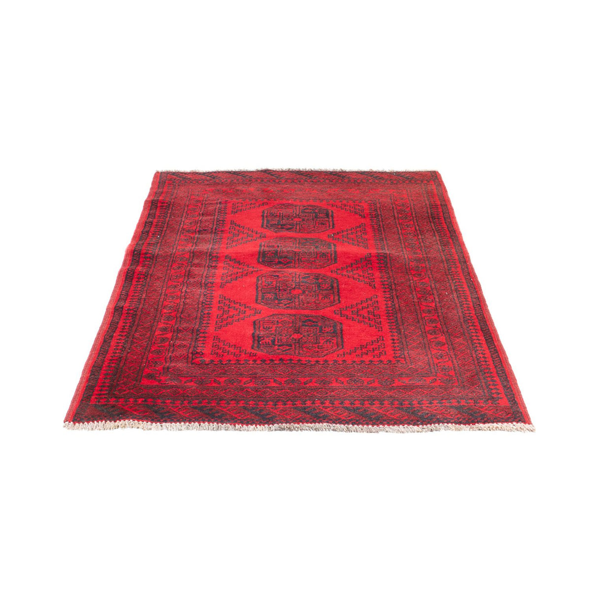Tapis afghan - Filpa - 155 x 100 cm - rouge