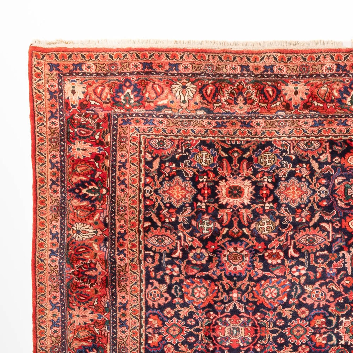 Tapis persan - Nomadic - 300 x 250 cm - rouge foncé