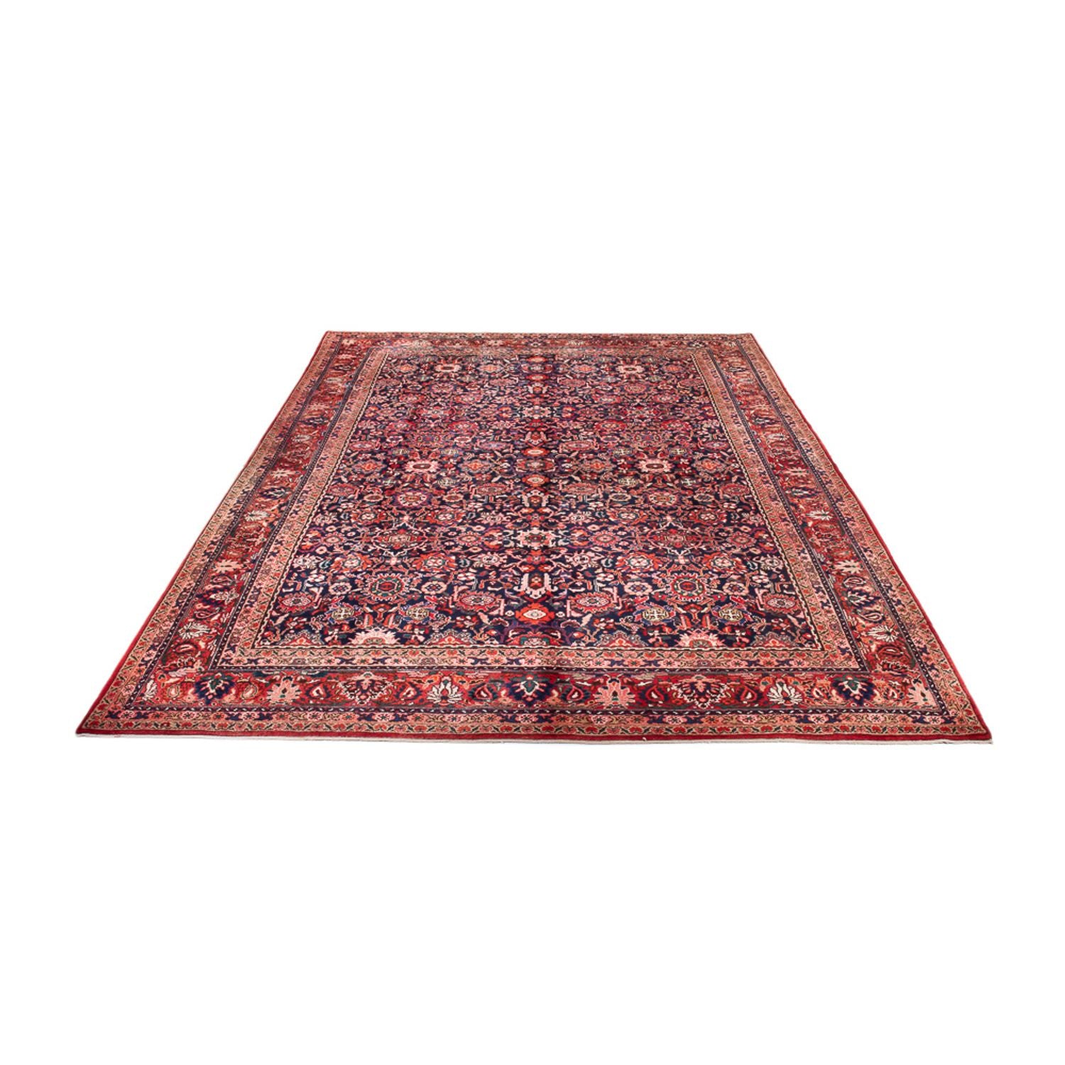 Tapis persan - Nomadic - 300 x 250 cm - rouge foncé