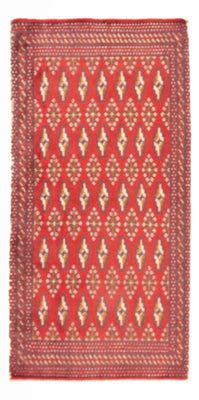 Tapis Turkaman - 130 x 62 cm - rouge