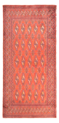 Tapis Turkaman - 130 x 60 cm - rouge clair