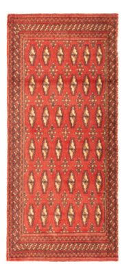 Tapis Turkaman - 100 x 50 cm - rouge clair