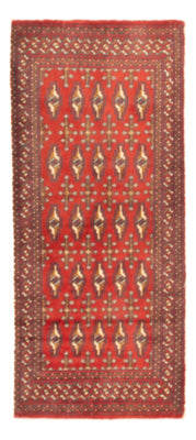 Tapis Turkaman - 130 x 60 cm - rouge clair
