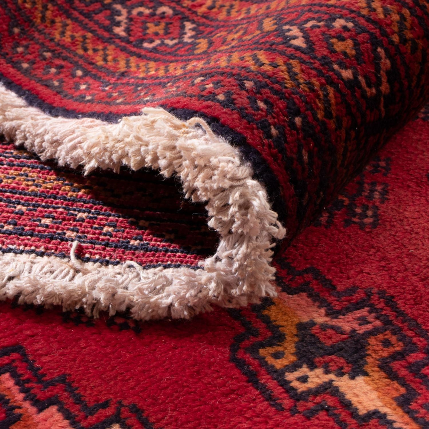 Tapis Turkaman - 130 x 60 cm - rouge