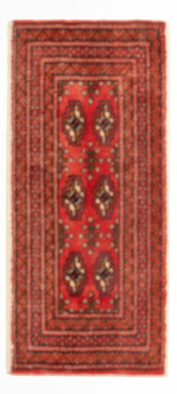 Tapis Turkaman - 100 x 50 cm - rouge foncé