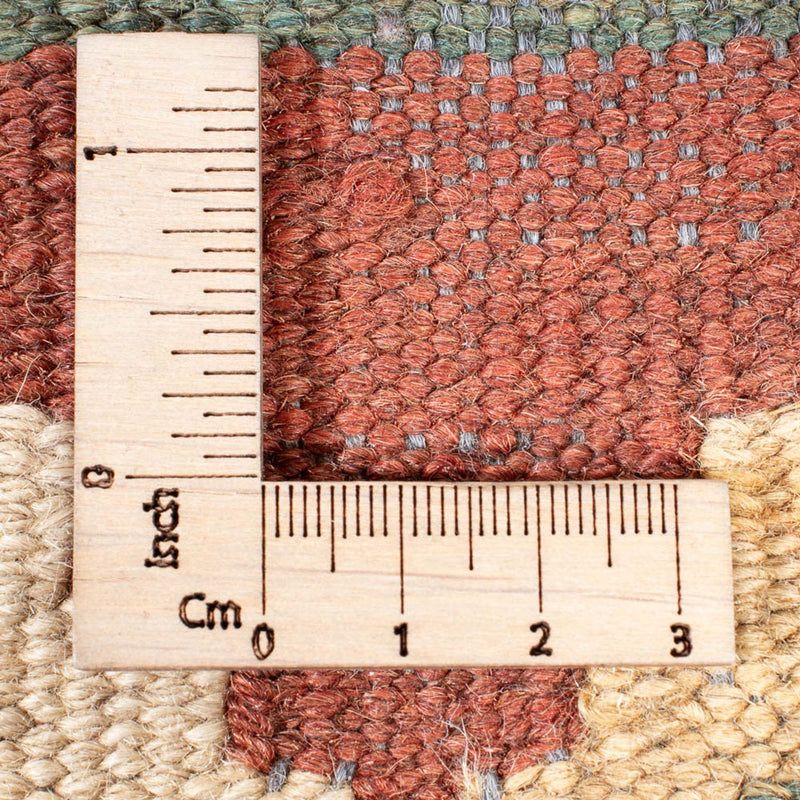 Tapis de couloir Tapis Kelim - Splash - 315 x 95 cm - beige clair