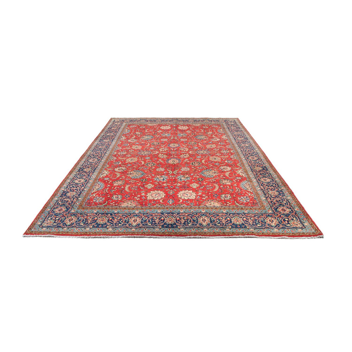 Tapis persan - Tabriz - 393 x 266 cm - rouge
