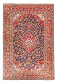 Tapis persan - Keshan - 405 x 298 cm - rouge clair