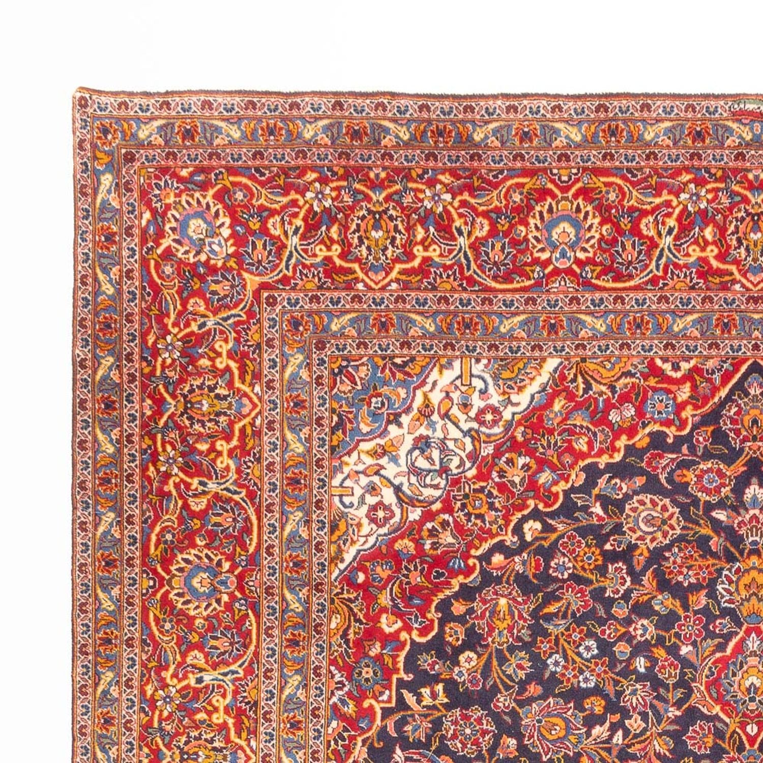 Tapis persan - Keshan - 405 x 298 cm - rouge clair